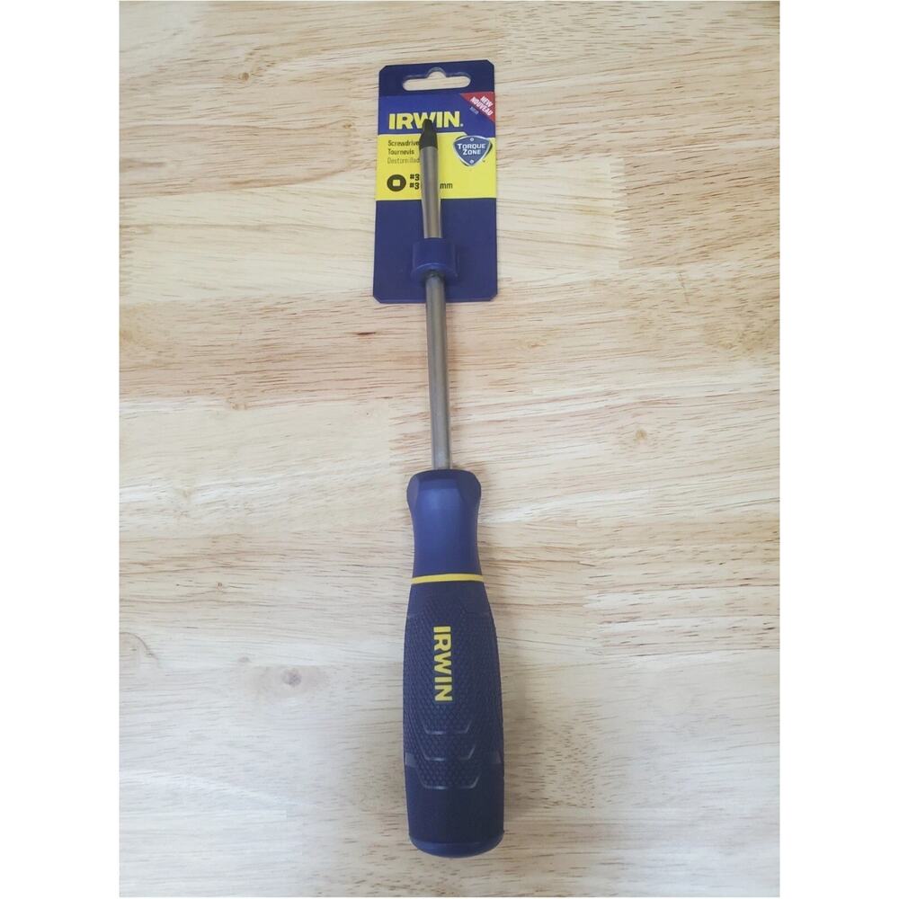 IRWIN TorqueZone #3 x 6" Square Screwdriver Model #1948736
